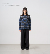SHAGGY CHECK SHIRT JACKET