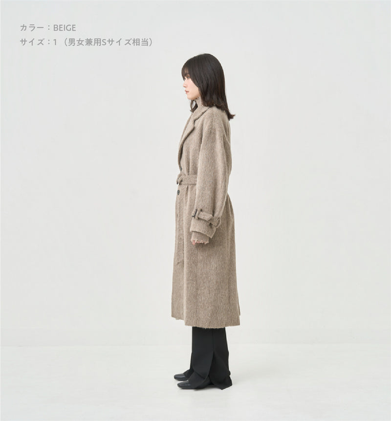 SHAGGY BELTED COAT (受注予約受付中) – ABYTS