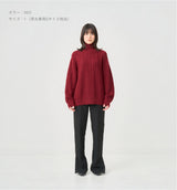 DAMAGED HIGHNECK KNIT (受注予約受付中)