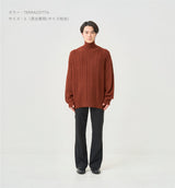 DAMAGED HIGHNECK KNIT (受注予約受付中)