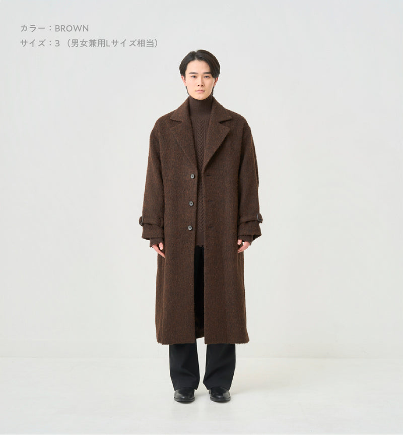 SHAGGY BELTED COAT (受注予約受付終了) – ABYTS