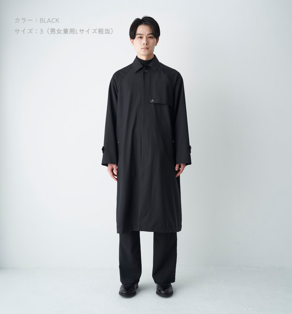 佐藤健 ABYTS ウール コート 男女兼用 即完売】佐藤健 ウールリバーコート ABYTS - メルカリ