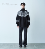 NORDIC TURTLE NECK KNIT（追加対応分）