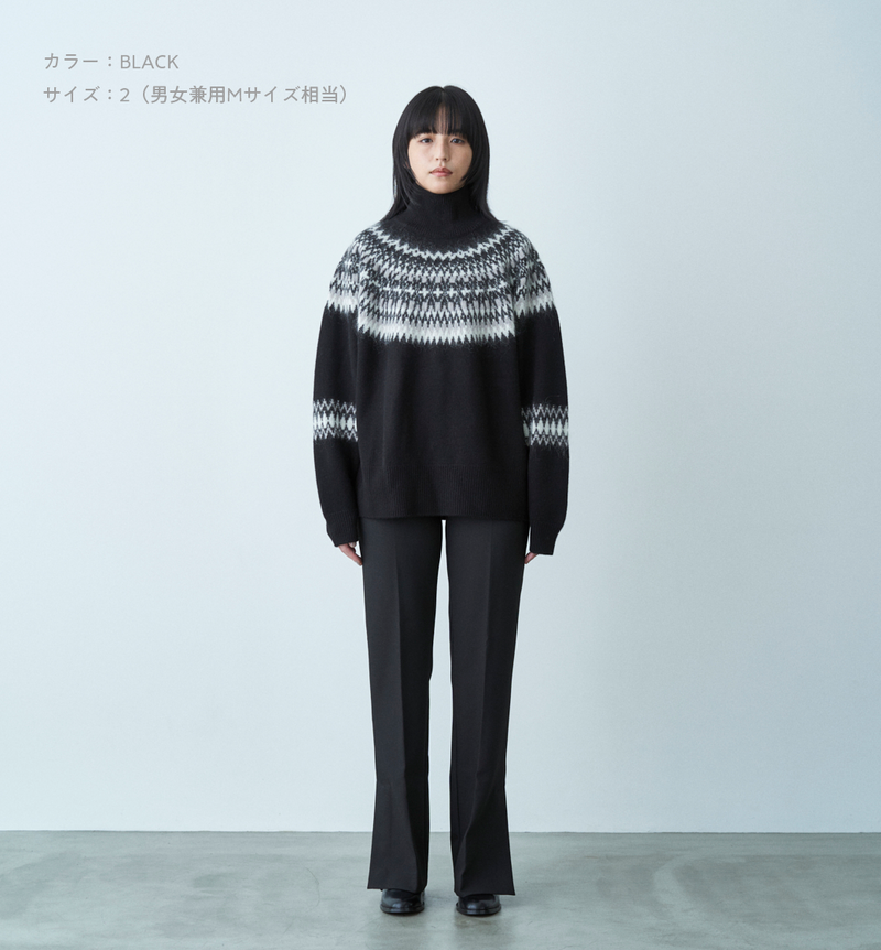 NORDIC TURTLE NECK KNIT（追加対応分）