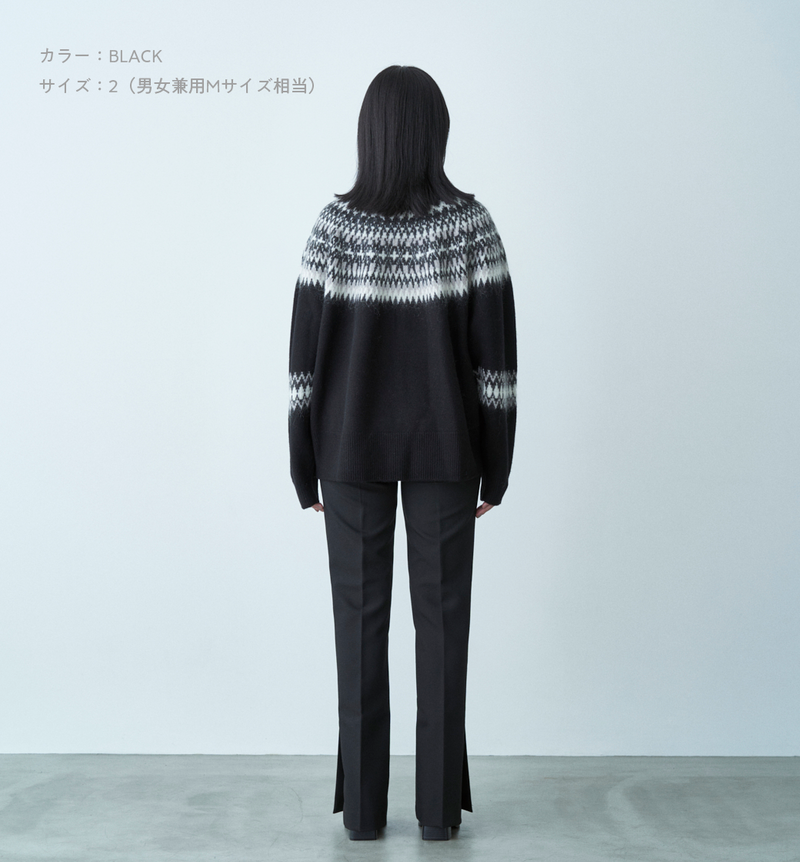 NORDIC TURTLE NECK KNIT（追加対応分）