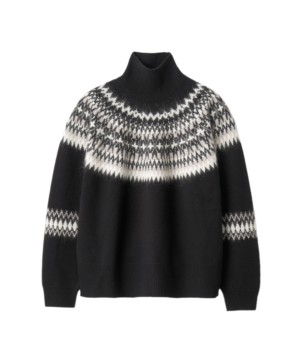 NORDIC TURTLE NECK KNIT