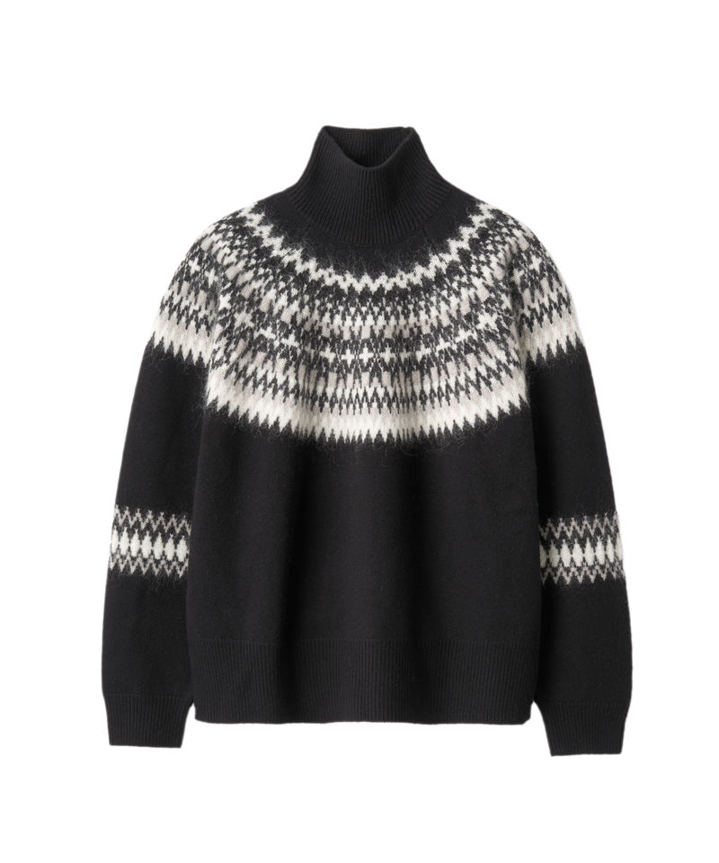 NORDIC TURTLE NECK KNIT（追加対応分）