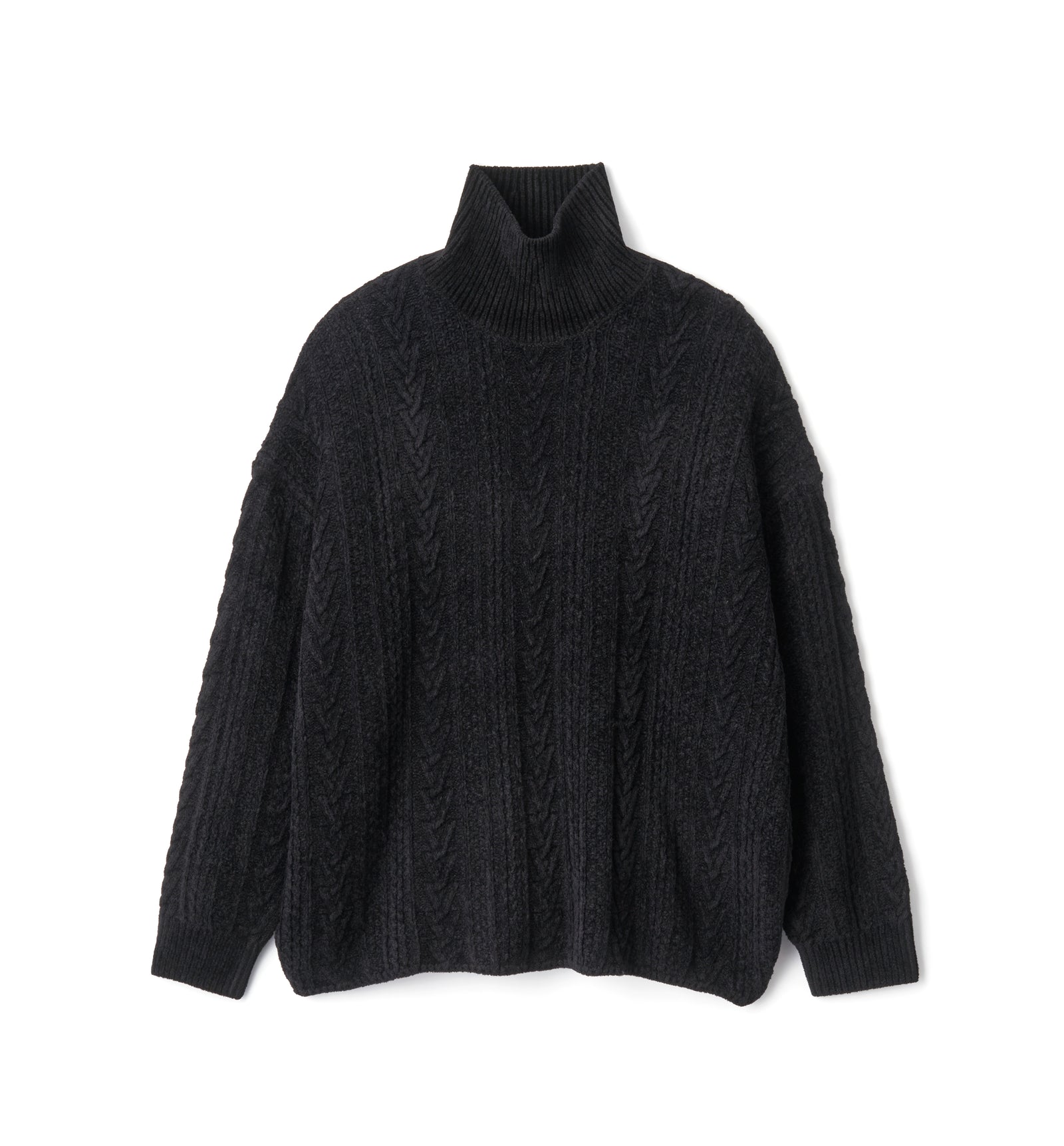 MOLE CABLE TURTLE NECK KNIT – ABYTS