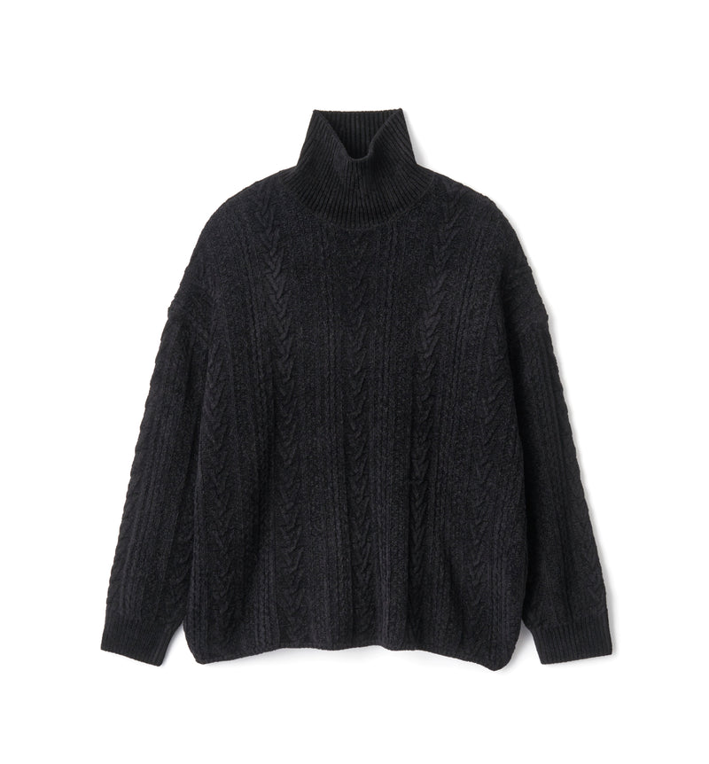 MOLE CABLE TURTLE NECK KNIT（追加対応分） – ABYTS