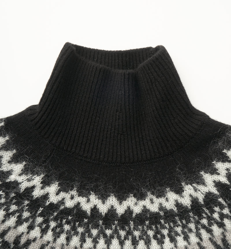 NORDIC TURTLE NECK KNIT – ABYTS